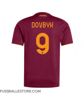 Günstige AS Roma Artem Dovbyk #9 Heimtrikot 2025-26 Kurzarm